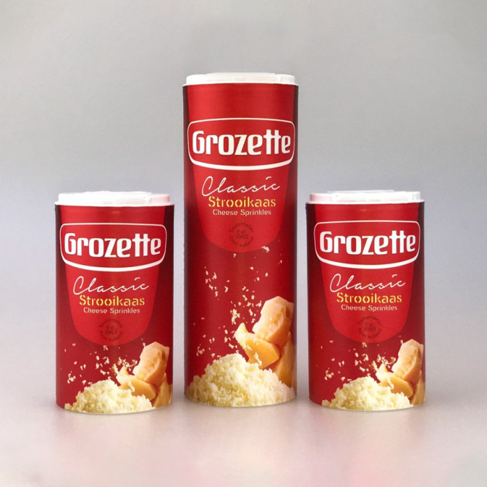 SFA Packaging Delivers Sustainable Lid for Grozette Cheese Sprinkles