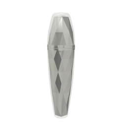Diamond 5 acrylic bottle, silver
