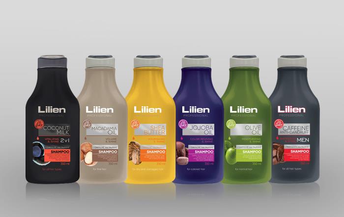Giflor's colourful story for Lilien's Professional line