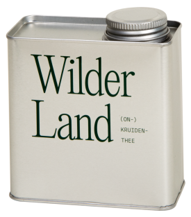 Tea tin for Wilder Land reflects conscious work practices