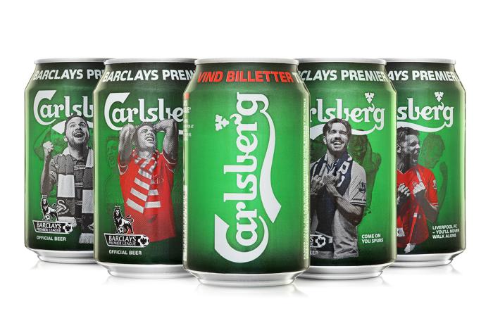 Rexam and Carlsberg celebrate "Barclays Premier League" sponsorship with limited edition can design for football fanatics