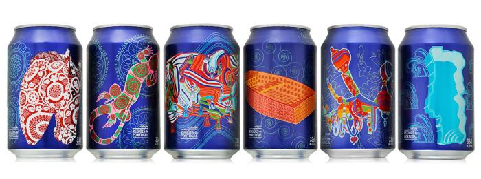 Rexam chosen by Sagres beer to launch 10 new can designs showcasing Portugal's diverse culture