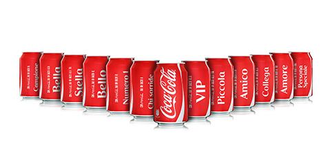 Rexam creates personalised cans for Coca-Cola Italia's 'Share a Kiss' campaign
