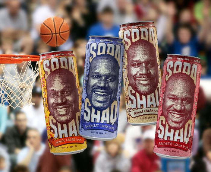 Rexam designs can for new AriZona Beverages product, Soda Shaq