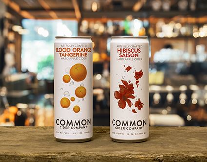 Common cider expands into cans