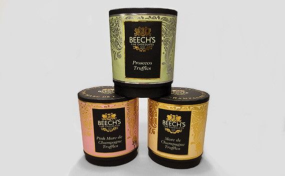 High quality packaging is the key to more shelf presence for Beech's chocolates
