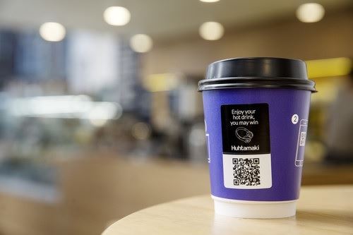 Huhtamaki unveils Adtone cup with digital content