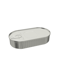 Oval Food Can (148x81x25mm)