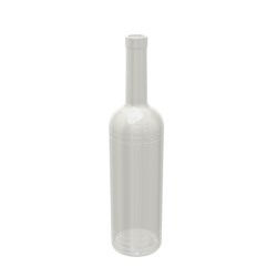 Glass Spirits Bottle- Pheni 480- Dented Brick Spirits