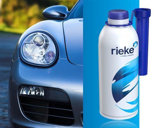 Rieke's HZ-F-Aero funnel: Designed for automotive fuel additives