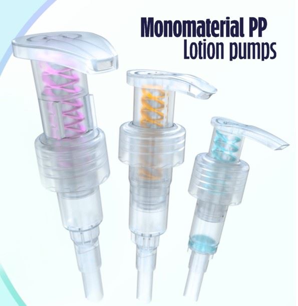 Monomaterial PP Lotion Pumps