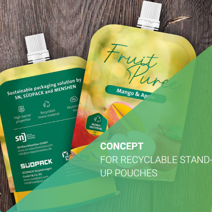Recyclable Stand-Up Pouches Concept